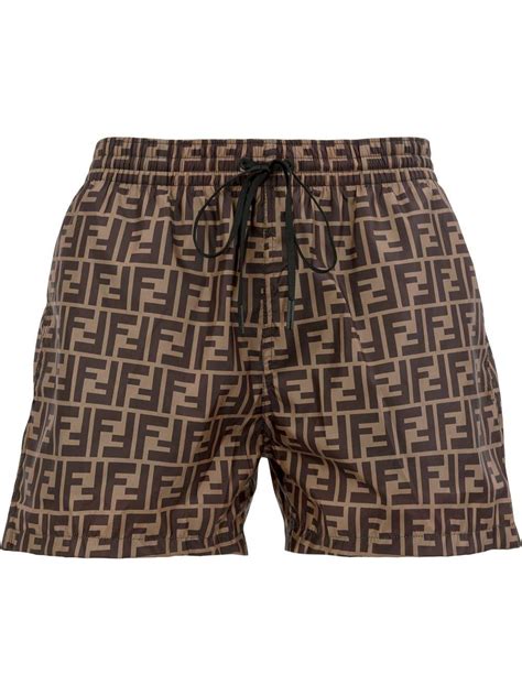 fendi zwembroek|fendi checkered swimwear.